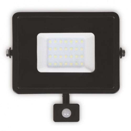 Obrázok pre LED reflektor 30W/2500lm , SLIM , s nastaviteľným senzorom , studená = 250W