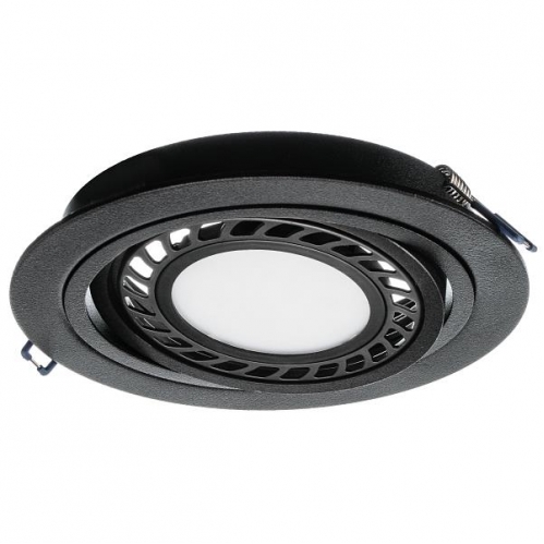 Obrázok pre Stropné bodové podhľadové svietidlo OPAL pre žiarovku AR111 ES111 nastaviteľné (čierna)
