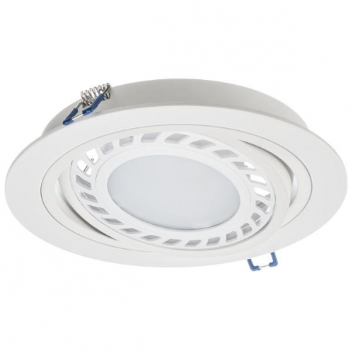 Obrázok pre Stropné bodové podhľadové svietidlo OPAL pre žiarovku AR111 ES111 nastaviteľné (biela)
