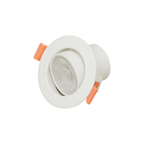 Obrázok pre Led Panel kruhový biely s úzkym uhlom svietenia 38° nastaviteľný 8W/640lm , 78mm , IP40 , Studená biela