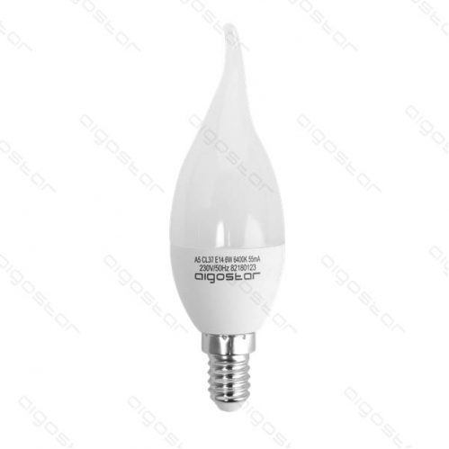 Obrázok pre LED žiarovka E14 3W/225lm , plameň CL37 , Teplá biela