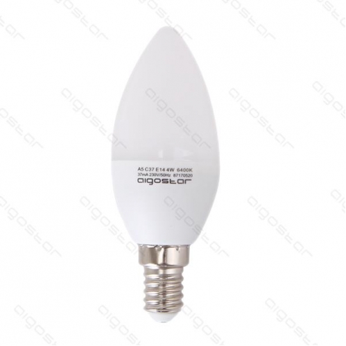 Obrázok pre LED žiarovka E14 5W/400lm , svieca C37 , Teplá biela