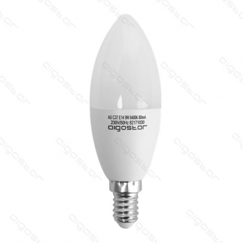 Obrázok pre LED žiarovka E14 9W/840lm , svieca C37 , Studená biela