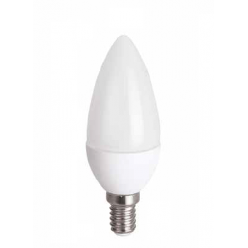 Obrázok pre LED žiarovka E14 6W/475lm ICD , svieca C37 , Neutrálna biela