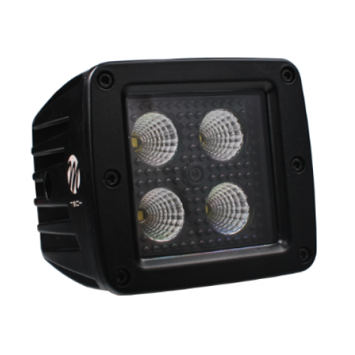Obrázok pre Homologizovaný prídavný svetlomet , svetelná rampa Flood Light A 20W , 4xCREE , Black Series , 82mm