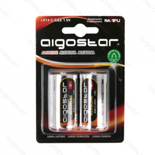 Obrázok pre Sada 2ks alkalických batérií Aigostar C LR14 1,5V