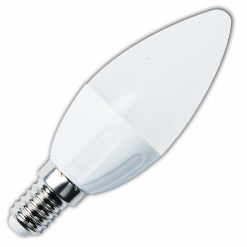 Obrázok pre LED žiarovka E14 4W/340lm , svieca , Teplá biela