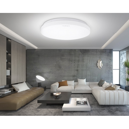 Obrázok pre Led Ceiling kruhový biely LIGHT04 24W/1600lm , 380mm , Teplá biela