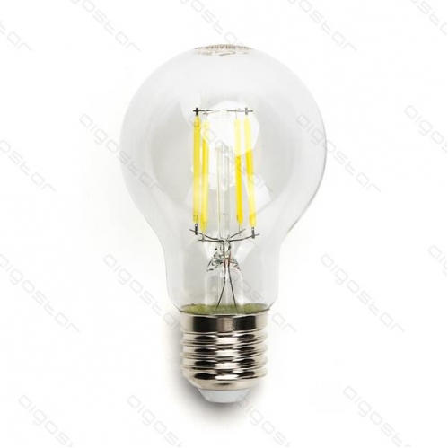 Obrázok pre LED žiarovka E27 8W/1000lm , A60 LED vlákno , Studená biela