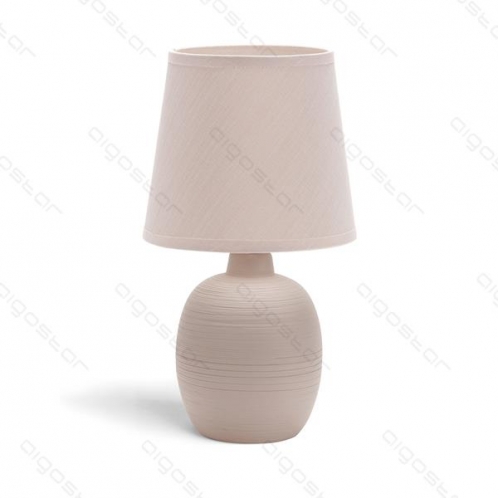 Obrázok pre Stolná lampa keramická 01 Béžová , E14 