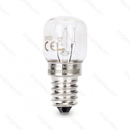 Obrázok pre Stmievateľná halogénová žiarovka E14 15W/70lm , T22 , Teplá biela do rúry