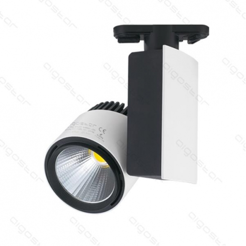 Obrázok pre LED svietidlo 1-fázové pre koľajnicové systémy čierno-biele, 23W/1250lm , Neutrálna biela