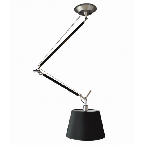Obrázok pre Lampa ORSOLA E27 fi:350mm l:360+600mm čierná
