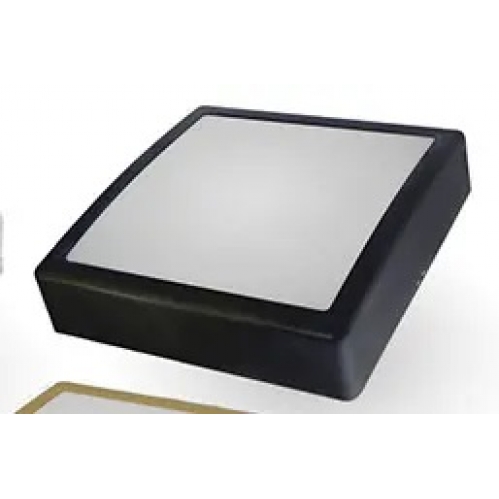 Obrázok pre Vodeodolný LED Ceiling štvorcový čierny IRIS 1xE27 , 272mm , IP44 IK10