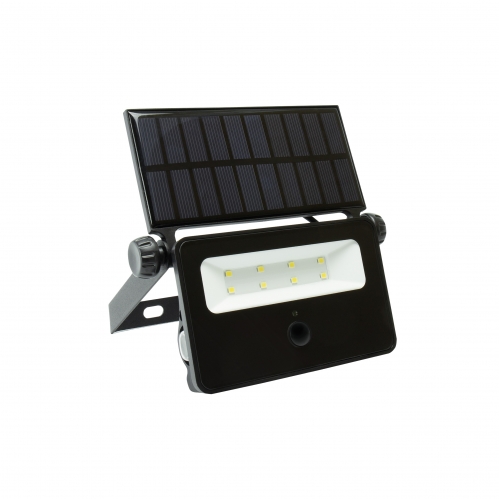 Obrázok pre Solárny LED Reflektor NOCTIS SOLARIS 2W/200lm , IP65 , so senzorom , Studená biela