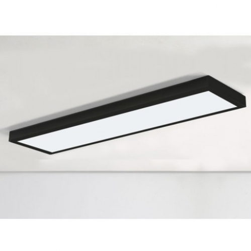 Obrázok pre Led Panel hranatý čierny prisadený 60W/5400lm 1200x300mm Neutrálna biela