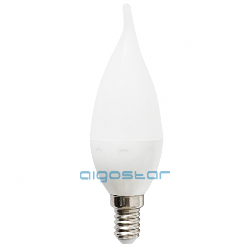Obrázok pre LED žiarovka E14 3W/225lm , plameň CL37 , Studená biela