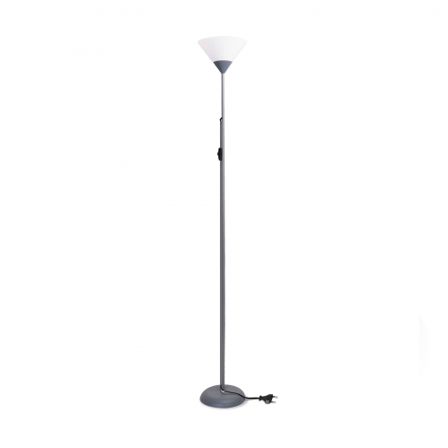 Obrázok pre Lampa stojaca 1xE27/230V/Sivá