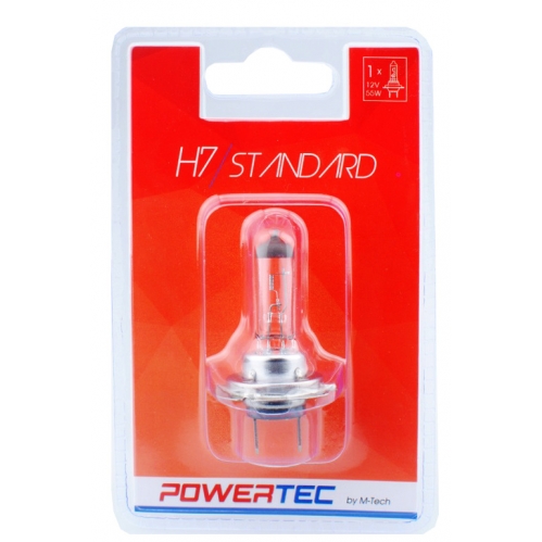 Obrázok pre Autožiarovka Standard H7  12V 55W Powertec
