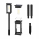 Obrázok pre Solárna LED lampa EDISO II záhradná lampa, Teplá biela