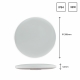 Obrázok pre Vodeodolný Led Ceiling kruhový biely/čierny NYMPHEA 32W/3450lm 380mm , IP54 , Studená biela