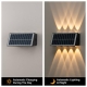 Obrázok pre Solárne LED Nástenné vonkajšie svietidlo , 8LED , IP65