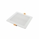 Obrázok pre Vodeodolný Led Panel štvorcový biely 12W/1500lm 145mm Studená biela s PZH