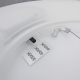 Obrázok pre LED Ceiling kruhový biely NYMPHEA FLAT DUO 36W/4700lm 400mm , IP54, CCT s PZH