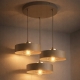 Obrázok pre SISU ECRU Závesný luster 3xE27/230V/Cappuciino+Zlatá