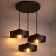 Obrázok pre SISU BLACK Závesný luster 3xE27/230V/Čierna