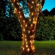 Obrázok pre Solárna Svetelná dekoračná reťaz STRINGO , girlanda IP44 , 200diód, 20M , Teplá biela s diaľkovým ovládaním