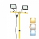 Obrázok pre Statív dvojitý pre reflektor + 2ks LED reflektor TIGRA 30W/2340lm, Neutrálna biela
