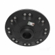 Obrázok pre LED Solárne Pouličné verejné osvetlenie LUVIA UFO 15W/1500lm, IP54 , so senzorom , Studená biela s diaľkovým ovládaním