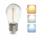 Obrázok pre LED žiarovka E27 1W/50lm , ST45 LED vlákno, Teplá biela