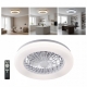 Obrázok pre Stmievateľné LED svietidlo s ventilátorom VENTELUX 24W+15W/1550lm , 450mm , CCT , s diaľkovým ovládaním