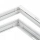 Obrázok pre Rám pre LED panel biely 1200x300x45