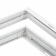 Obrázok pre Rám pre LED panel biely 600x600x45