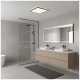 Obrázok pre Vodeodolný Led Ceiling štvorcový čierny NIVERA 24W/2400lm 300mm , IP54, CCT