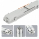 Obrázok pre Sada Prisadené svietidlo Double HERMETIC G2 IP65 a 2ks LED trubica T8 18W/2160lm 120cm jednostranná sklenená Studená biela