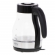 Obrázok pre Rýchlovarná sklenená kanvica - 1,7L , sklo,čierna - 2200W