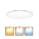 Obrázok pre Vodeodolný Led Ceiling kruhový biely NIVERA 24W/2400lm, 300mm , IP54, s mikrovlnným senzorom, CCT a diaľkovým ovládaním