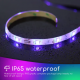 Obrázok pre KOMPLET LED pás vodeodolný IP65 24W, SMD5050-30 - 3m - RGB + zásuvkový napájací zdroj 12V s diaľkovým ovládaním