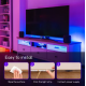 Obrázok pre KOMPLET LED pás vodeodolný IP65 24W, SMD5050-30 - 3m - RGB + zásuvkový napájací zdroj 12V s diaľkovým ovládaním