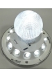 Obrázok pre Záhradná LED solárna lampa 6,5W/500lm , nerez , so senzorom pohybu