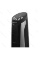 Obrázok pre Stĺpový ventilátor 45W - čierny s časovačom a diaľkovým ovládaním