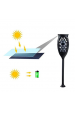 Obrázok pre Solárna LED fakľa LifeLike Flame 4 , záhradná lampa živý plameň s tromi módmi svietenia