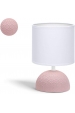 Obrázok pre Stolná lampa keramická 02 Bielo-Ružová , E14 