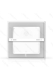 Obrázok pre Led Panel štvorcový biely prisadený 12W/960lm 173mm IK03 Neutrálna biela - Back lit