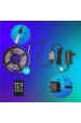 Obrázok pre KOMPLET Music RGB LED pás vodeodolný IP65, 90RGBled5050 - 3m + zásuvkový napájací zdroj 12V + ovládanie 