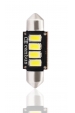 Obrázok pre LED Autožiarovka LB334W  - C5W 36mm 4xSMD5730 CANBUS , biela